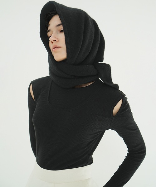 CLANE（クラネ） tシャツ LAYERED SHOULDER CUT TOPS レディース