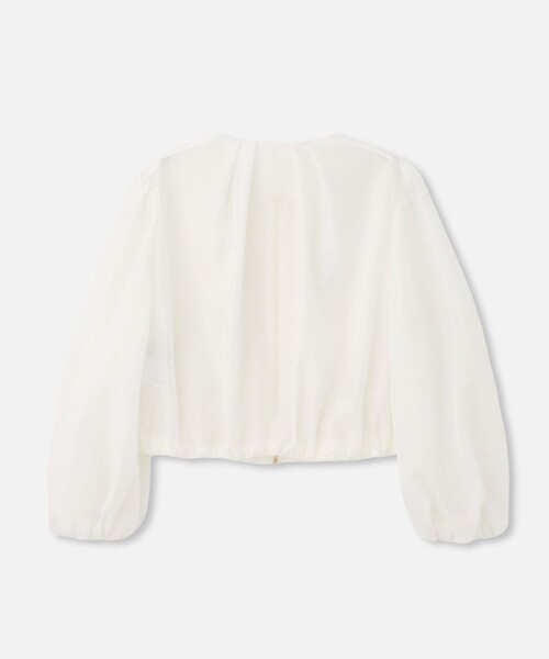 「LOULOU WILLOUGHBY」 ブルゾン 2 ホワイト レディース_画像2