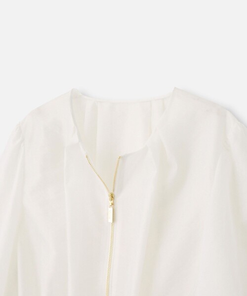 「LOULOU WILLOUGHBY」 ブルゾン 2 ホワイト レディース_画像3