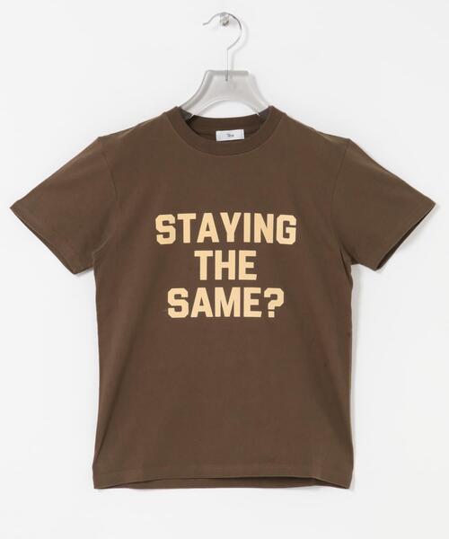 新品‼︎ URBAN RESEARCH Teya T-shirts URBAN RESEARCH（アーバンリサーチ） tシャツ 半袖 Teya Flock Letter