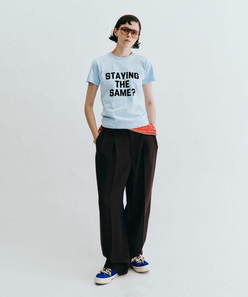 URBAN RESEARCH（アーバンリサーチ） tシャツ 半袖 Teya Flock Letter