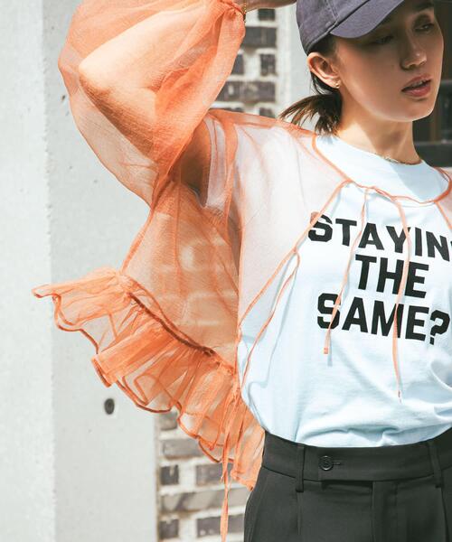 URBAN RESEARCH（アーバンリサーチ） tシャツ 半袖 Teya Flock Letter