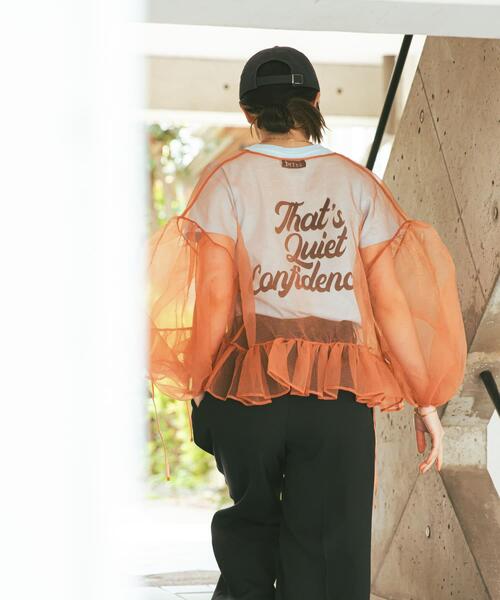 URBAN RESEARCH（アーバンリサーチ） tシャツ 半袖 Teya Flock Letter