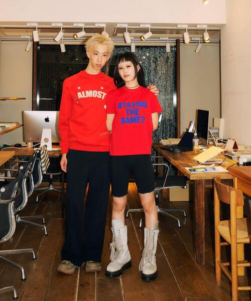 URBAN RESEARCH（アーバンリサーチ） tシャツ 半袖 Teya Flock Letter