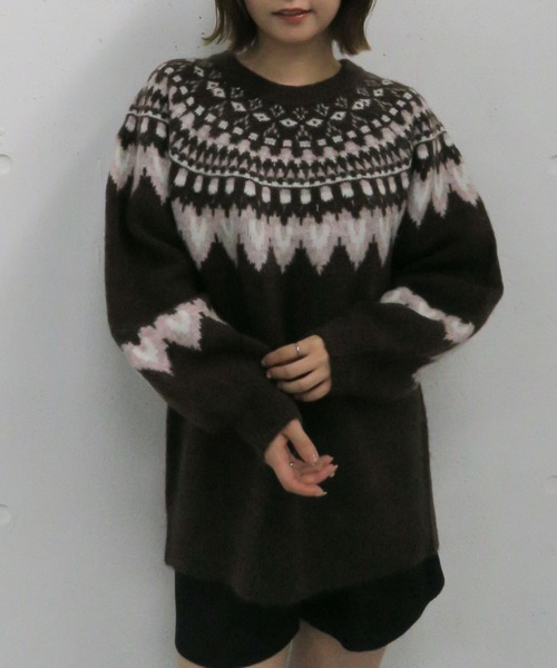 ロージーモンスター♡ウインターハートノルディックニット ロージーモンスター ウィンターハートノルディックニット｜Yahoo