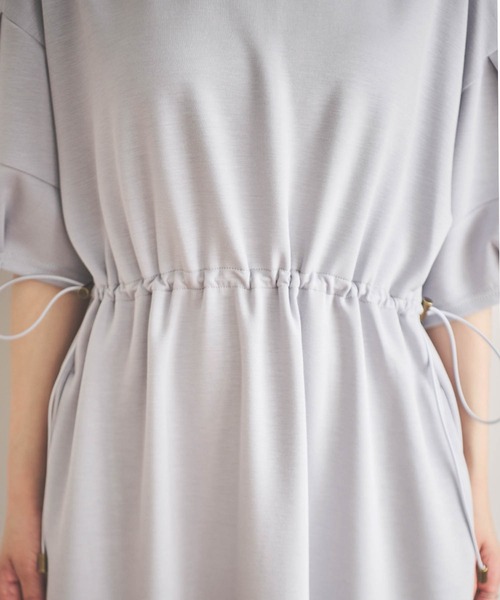 「mil」 半袖ワンピース X-SMALL ライトベージュ レディース_画像7