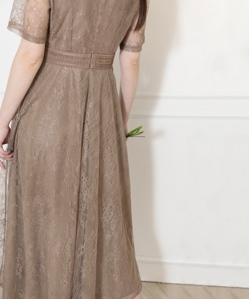 「Leja」 半袖ワンピース SMALL チョコ レディース_画像7