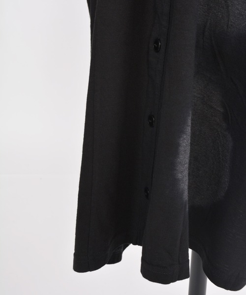 「gomme」 半袖ワンピース MEDIUM ブラック×グレー レディース_画像7