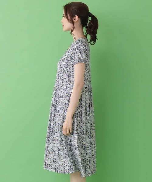 「Jocomomola」 半袖ワンピース 40 アイボリー レディースの画像