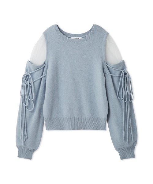 SNIDEL（スナイデル） ニット セーター シースルーショルダーニット