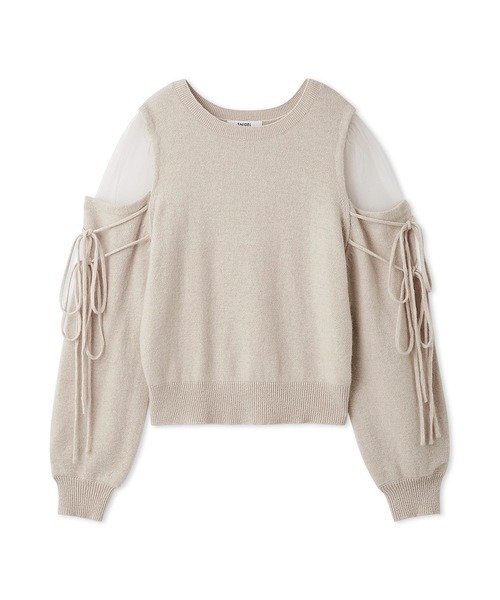 SNIDEL（スナイデル） ニット セーター シースルーショルダーニット