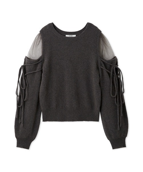 SNIDEL（スナイデル） ニット セーター シースルーショルダーニット