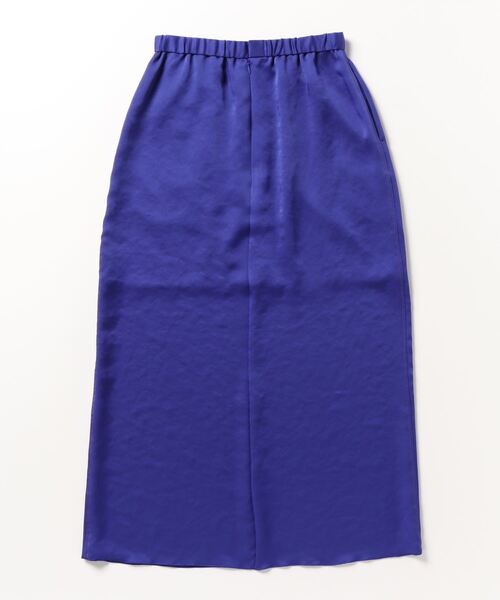 「6」 スカート 36 コバルトブルー レディース_画像2