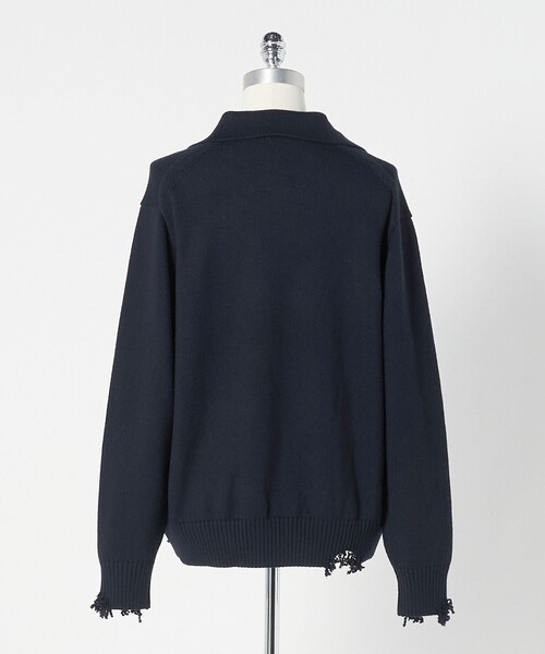 LOEFF（ロエフ） ニット セーター 「LOEFF」ダメージ スキッパー