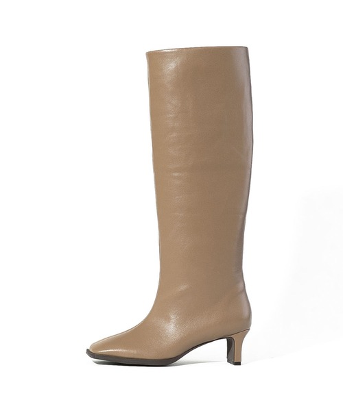 「Daniella&GEMMA」 ロングブーツ 40 ダークブラウン レディース_画像4