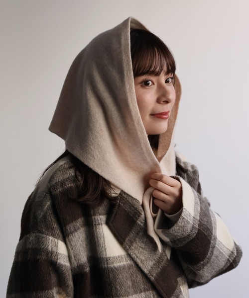 ap retro ニット帽 ニットキャップ ニットトライアングルストール