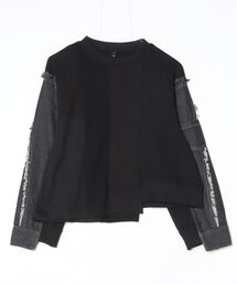 AULA AILA（アウラ アイラ） tシャツ 別注DENIM COMBINATION PULLOVER