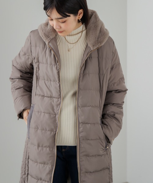 ブージュルード（Bou Jeloud）/高密度タックロングダウン Bou Jeloud（ブージュルード） ダウンコート ダウンジャケット 高密度