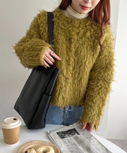 「DISCOAT」 トートバッグ FREE ブラック レディース_画像7