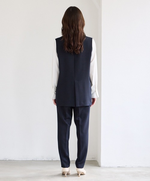 AIMER（エメ） セットアップ 「WEB限定」ダブルボタンジレ・胸元タック