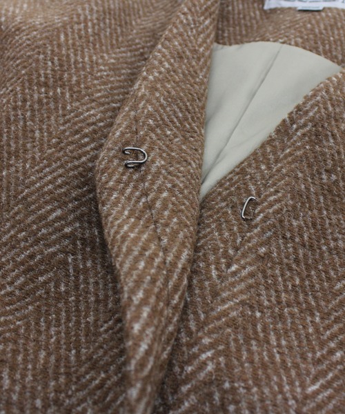 「RNA-N」 ノーカラーコート MEDIUM ブラウン レディース_画像8