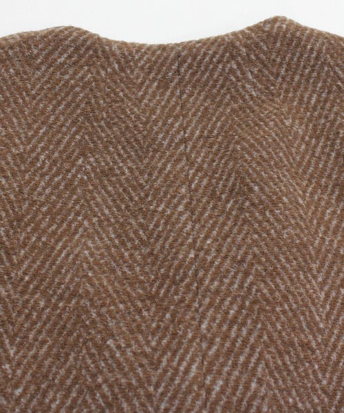 「RNA-N」 ノーカラーコート MEDIUM ブラウン レディース_画像9