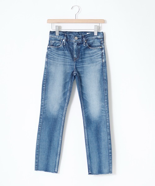 「upperhights」 デニムパンツ 24 ネイビー レディース_画像2