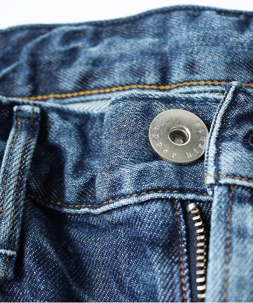 「upperhights」 デニムパンツ 24 ネイビー レディース_画像6