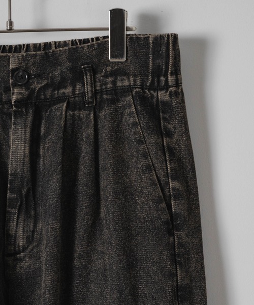 「Casper John」 デニムパンツ MEDIUM ブラック メンズ_画像6