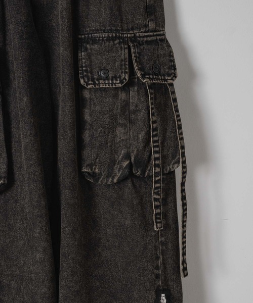 「Casper John」 デニムパンツ MEDIUM ブラック メンズ_画像8