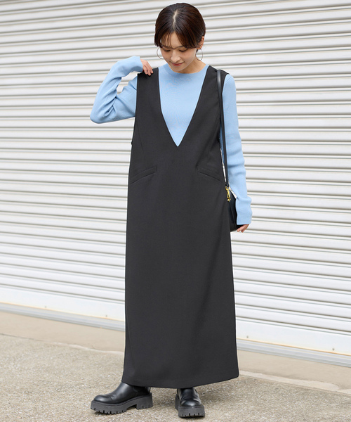 サロペット　黒　サイズ38 JOURNAL STANDARD relume JOURNAL STANDARD relume（ジャーナルスタンダード レリューム