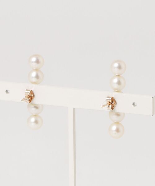 「anq.」 ピアス(両耳用) ONE SIZE ホワイト レディース_画像2