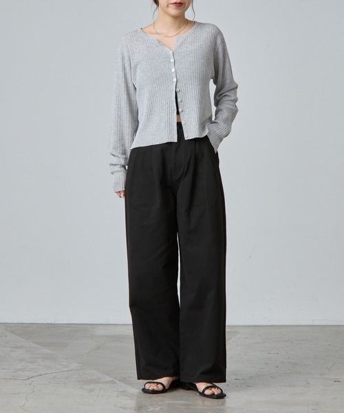 「COLONY 2139」 チノパンツ SMALL ネイビー レディース_画像5