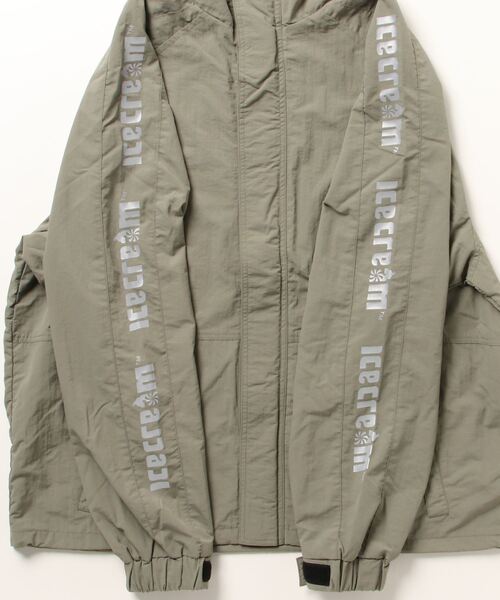 「ICECREAM」 ナイロンブルゾン X-LARGE グレー メンズ_画像4
