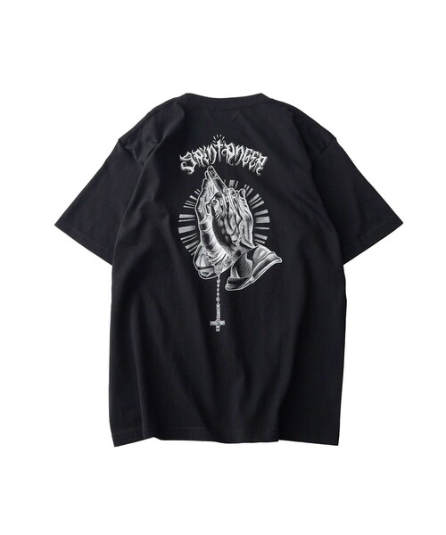 Subciety（サブサエティ） tシャツ Fuckin' praying hands tee メンズ