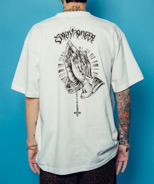 Subciety（サブサエティ） tシャツ Fuckin' praying hands tee メンズ
