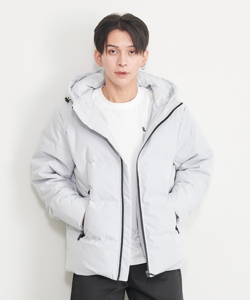 FILA（フィラ） ダウンジャケット M グレー メンズ : ZOZOTOWN Yahoo