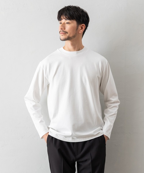 BTZ TOKYO tシャツ 「長袖モックネックTシャツ」防臭+接触冷感+吸水速