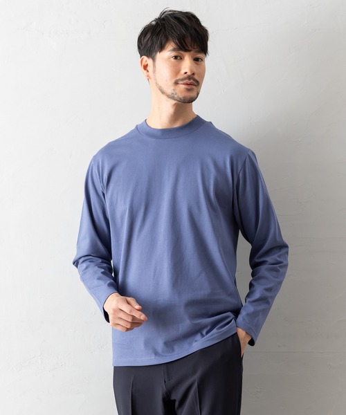 BTZ TOKYO tシャツ 「長袖モックネックTシャツ」防臭+接触冷感+吸水速