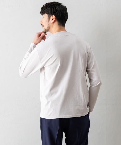BTZ TOKYO tシャツ 「長袖モックネックTシャツ」防臭+接触冷感+吸水速