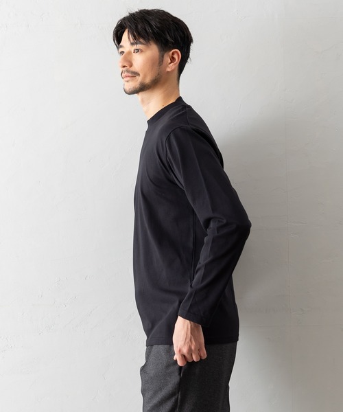 BTZ TOKYO tシャツ 「長袖モックネックTシャツ」防臭+接触冷感+吸水速