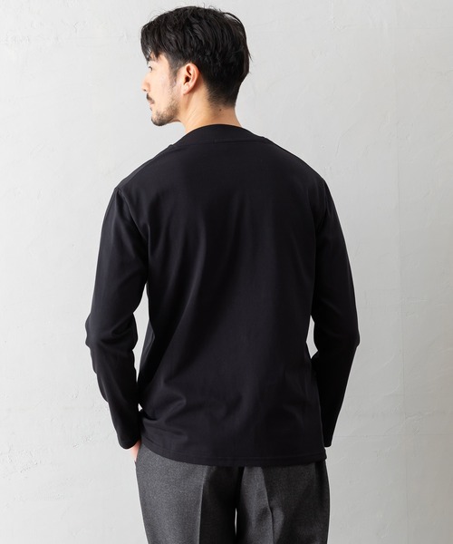 BTZ TOKYO tシャツ 「長袖モックネックTシャツ」防臭+接触冷感+吸水速