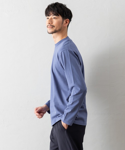 BTZ TOKYO tシャツ 「長袖モックネックTシャツ」防臭+接触冷感+吸水速