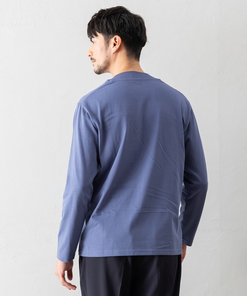 BTZ TOKYO tシャツ 「長袖モックネックTシャツ」防臭+接触冷感+吸水速