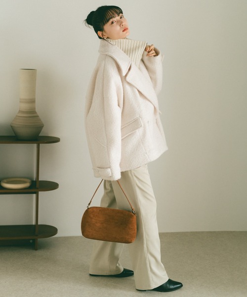 「VANNIE U」 テーラードジャケット FREE ベージュ レディース_画像4