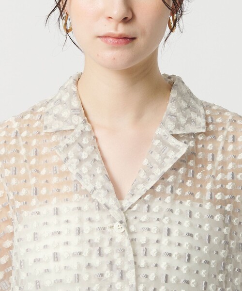 BEAUTY&YOUTH UNITED ARROWS ブラウス シャツ シアージャガード BEAUTY&YOUTH UNITED ARROWS ブラウス シャツ シアージャガード