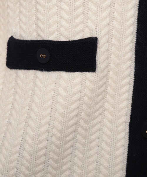 「DRESSTERIOR」 ニットカーディガン 36 グリーン レディース_画像4