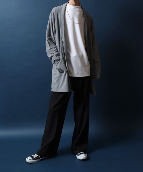 「ANPAS」 カーディガン M ブラック メンズ_画像9