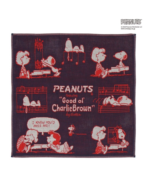 PEANUTS ハンカチ 3重ガーゼハンカチ スヌーピー＆フレンズ