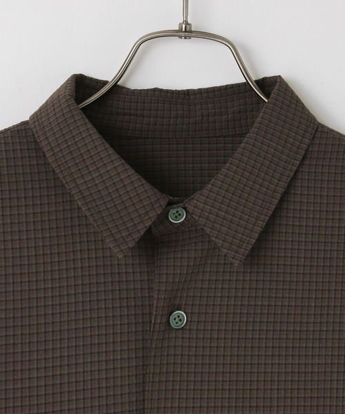 「LOWRYS FARM」 長袖シャツ MEDIUM ブラウン メンズ_画像3